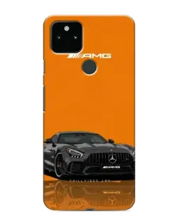 Чохол для Google Pixel 5a 5G з картинкою «Помаранчевий Mercedes AMG»