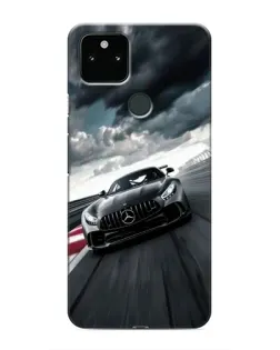 Чохол для Google Pixel 5a 5G з картинкою «Гоночний Mercedes AMG»