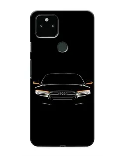Чохол для Google Pixel 5a 5G з картинкою «Audi — нічний контур»