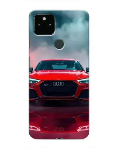 Чохол для Google Pixel 5a 5G з картинкою «Audi RS — червоний стиль»