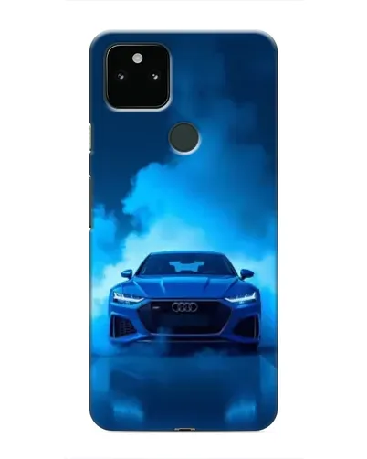 Чохол для Google Pixel 5a 5G з картинкою «Audi — блакитна енергія»