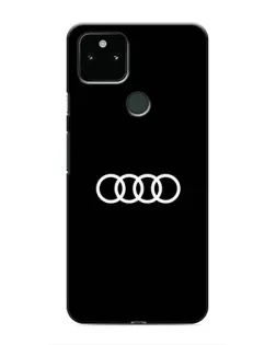 Чохол для Google Pixel 5a 5G з картинкою «Audi White Logo»