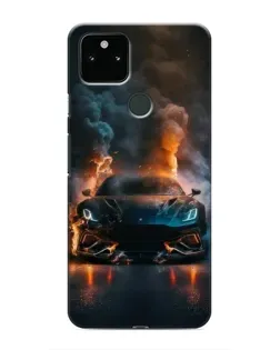 Чохол для Google Pixel 5a 5G з картинкою «Lamborghini димна естетика»