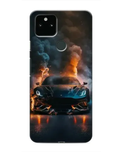 Чохол для Google Pixel 5a 5G з картинкою «Lamborghini димна естетика»