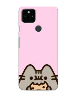 Чохол для Google Pixel 5a 5G з картинкою «Pusheen та печиво»