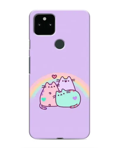 Чохол для Google Pixel 5a 5G з картинкою «Веселкові Пушини»
