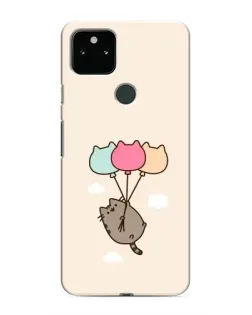 Чехол для Google Pixel 5a 5G с картинкой «Пушин на шариках»