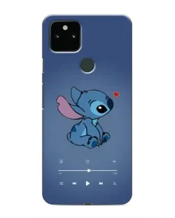 Чехол для Google Pixel 5a 5G с картинкой «Музыкальный Stitch»