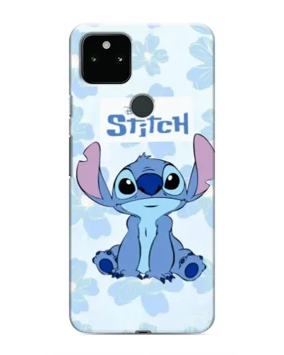 Чехол для Google Pixel 5a 5G с картинкой «Stitch среди цветов»
