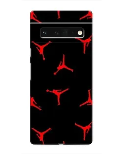 Чохол для Google Pixel 6 Pro з картинкою «Jordan Red Pattern»