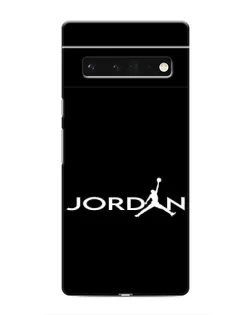 Чохол для Google Pixel 6 Pro з картинкою «Jordan White Logo»