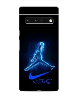 Чохол для Google Pixel 6 Pro з картинкою «Jordan Neon Blue»