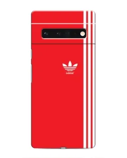 Чохол для Google Pixel 6 Pro з картинкою «Червоний мінімалізм Adidas»