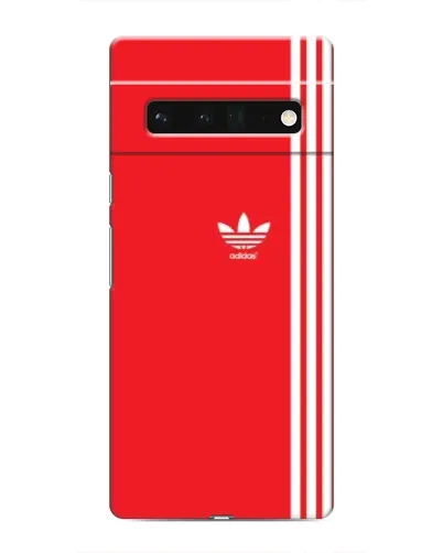 Чохол для Google Pixel 6 Pro з картинкою «Червоний мінімалізм Adidas»