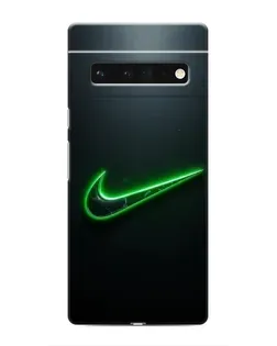 Чохол для Google Pixel 6 Pro з картинкою «Неоновий контур Nike»