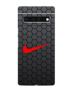 Чохол для Google Pixel 6 Pro з картинкою «Nike — карбонова сітка»