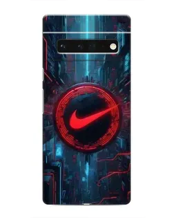 Чохол для Google Pixel 6 Pro з картинкою «Техногенний стиль Nike»