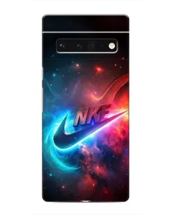 Чохол для Google Pixel 6 Pro з картинкою «Вогняний логотип Nike»