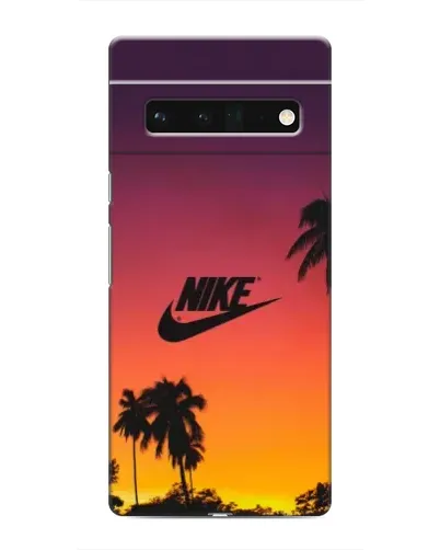 Чохол для Google Pixel 6 Pro з картинкою «Nike на заході сонця»