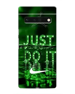 Чохол для Google Pixel 6 Pro з картинкою «Зелений неоновий Nike»