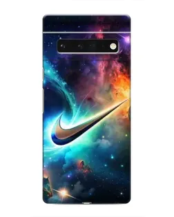 Чохол для Google Pixel 6 Pro з картинкою «Космічний Nike Swoosh»
