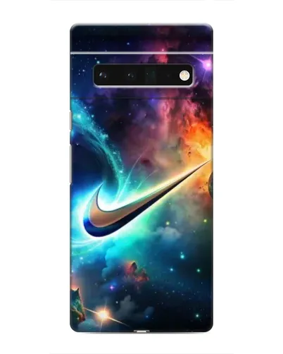 Чохол для Google Pixel 6 Pro з картинкою «Космічний Nike Swoosh»