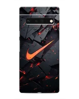 Чохол для Google Pixel 6 Pro з картинкою «Nike — ефект розломів»