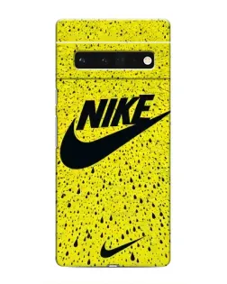 Чохол для Google Pixel 6 Pro з картинкою «Жовтий текстурний Nike»