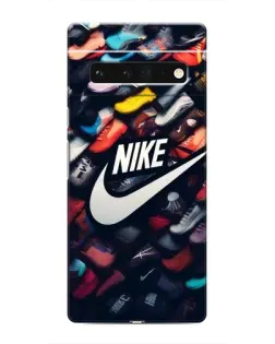 Чохол для Google Pixel 6 Pro з картинкою «Колекція кросівок Nike»