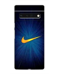 Чехол для Google Pixel 6 Pro с картинкой «Синий пульс Nike»