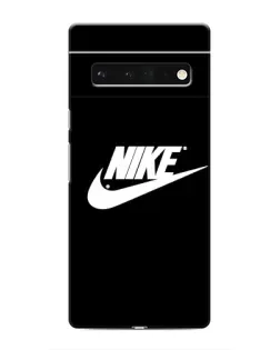 Чехол для Google Pixel 6 Pro с картинкой «Мазки краски Nike»