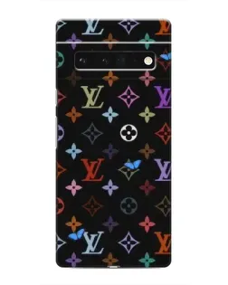 Чохол для Google Pixel 6 Pro з картинкою «Кольорова монограма LV»