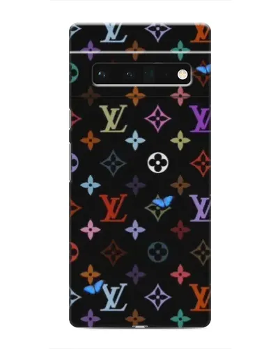 Чохол для Google Pixel 6 Pro з картинкою «Кольорова монограма LV»