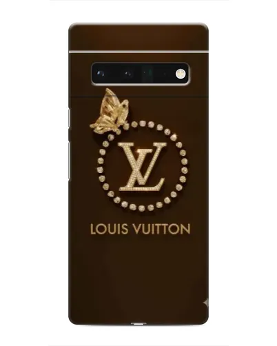 Чохол для Google Pixel 6 Pro з картинкою «LV — золота печатка»
