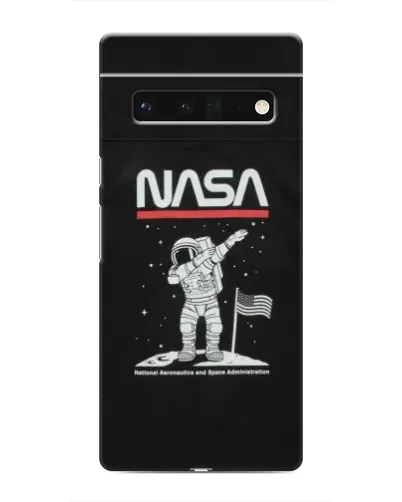 Чохол для Google Pixel 6 Pro з картинкою «NASA — крокуємо по Місяцю»