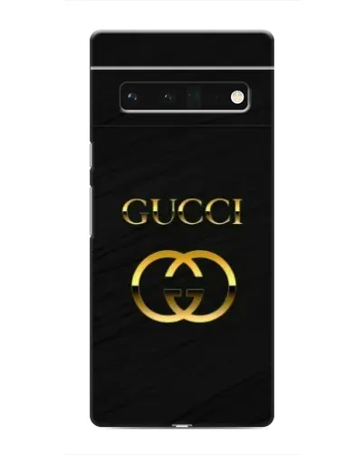 Чохол для Google Pixel 6 Pro з картинкою «Золотий логотип Gucci»