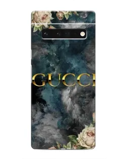 Чехол для Google Pixel 6 Pro с картинкой «Абстрактные цветы Gucci»