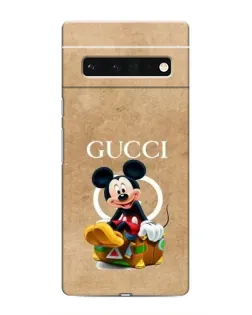 Чохол для Google Pixel 6 Pro з картинкою «Міккі Маус Gucci — крафт»