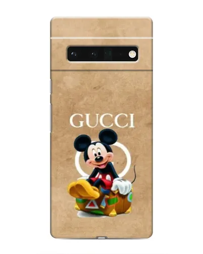 Чохол для Google Pixel 6 Pro з картинкою «Міккі Маус Gucci — крафт»
