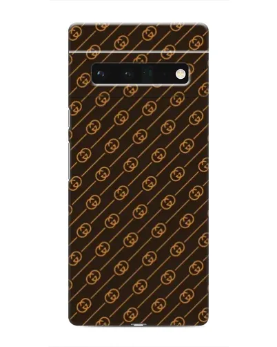 Чохол для Google Pixel 6 Pro з картинкою «Gucci — золоті діагоналі»