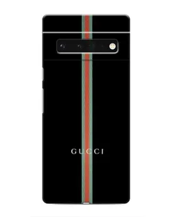 Чехол для Google Pixel 6 Pro с картинкой «Gucci — строгая линия»