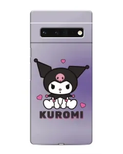 Чохол для Google Pixel 6 Pro з картинкою «Kuromi — фіолетовий арт»