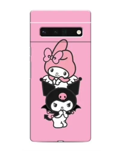 Чохол для Google Pixel 6 Pro з картинкою «Тріо My Melody та Kuromi»