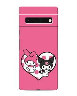 Чохол для Google Pixel 6 Pro з картинкою «Kuromi та My Melody»