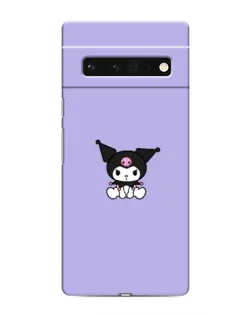 Чохол для Google Pixel 6 Pro з картинкою «Kuromi — фіолетовий мінімалізм»