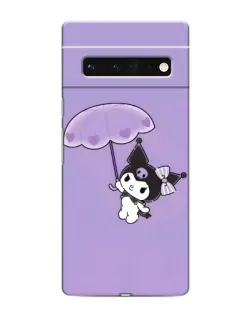 Чохол для Google Pixel 6 Pro з картинкою «Kuromi з парасолькою»