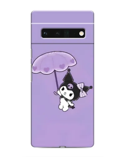 Чохол для Google Pixel 6 Pro з картинкою «Kuromi з парасолькою»
