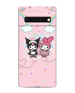 Чохол для Google Pixel 6 Pro з картинкою «My Melody та Kuromi»