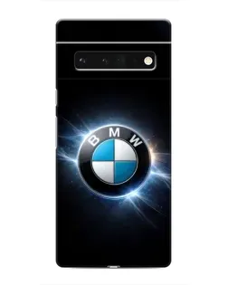 Чохол для Google Pixel 6 Pro з картинкою «BMW — неонове сяйво»