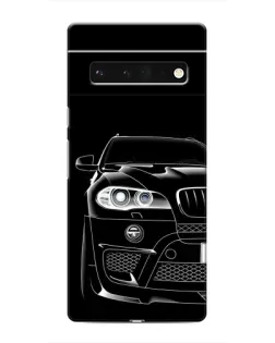 Чохол для Google Pixel 6 Pro з картинкою «Темний силует BMW»